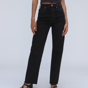 Everlane Women's Black Straight Leg Jeans 25 LONG